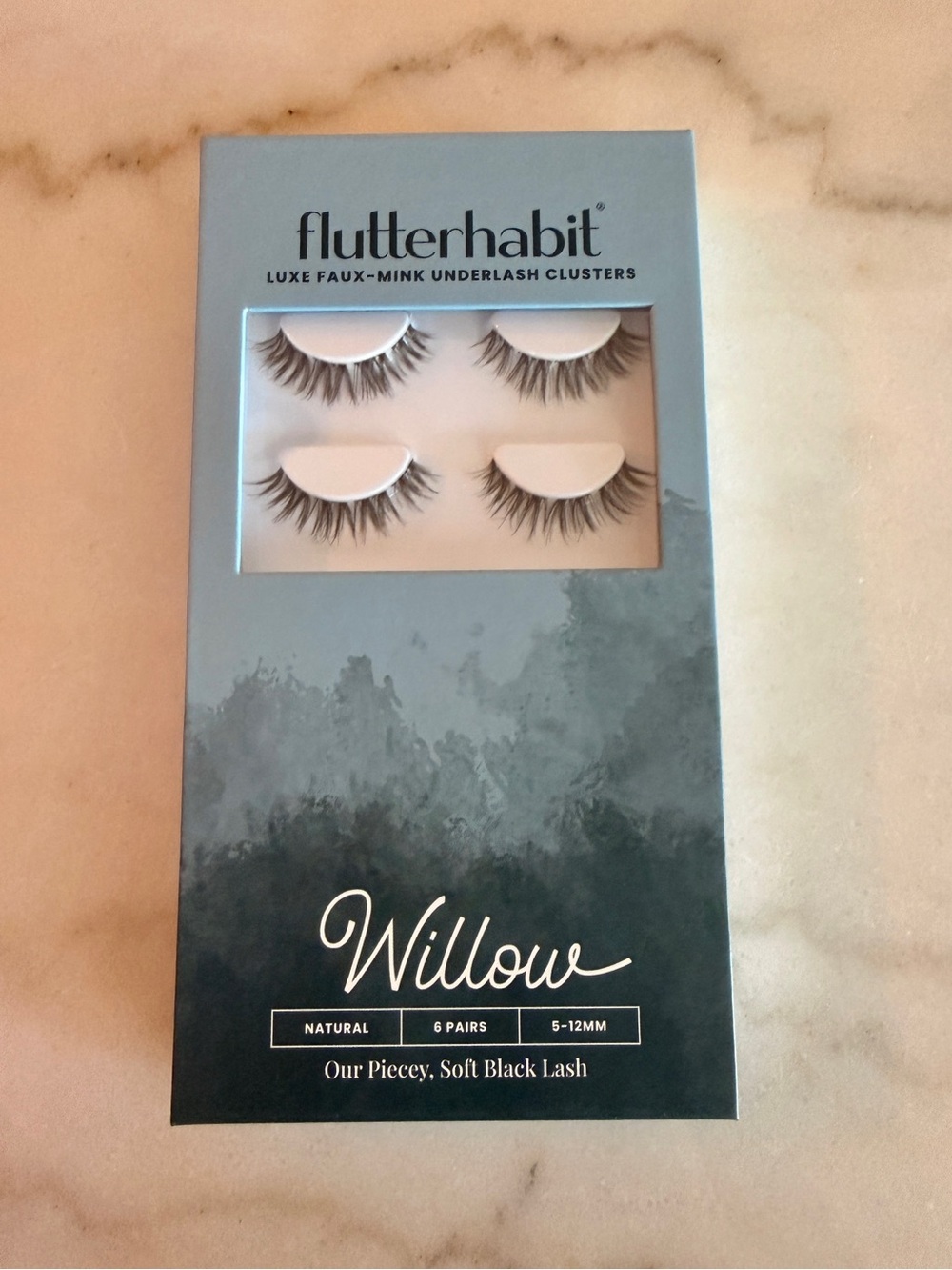 Flutter Habit Willow Luxe Faux-Mink Underlash Clusters - Black